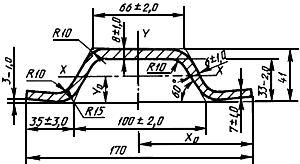 ГОСТ 5267.7-90 Профиль верхнего листа поперечной балки рамы полувагона. Сортамент