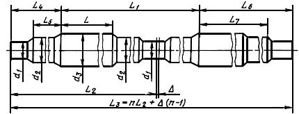 ГОСТ 8320.5-83 Профили периодические поперечно-винтовой прокатки для полувалов турбокомпрессоров. Сортамент
