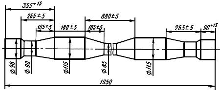 ГОСТ 8320.9-83 Профили периодические поперечно-винтовой прокатки для балки передней оси автобуса. Сортамент